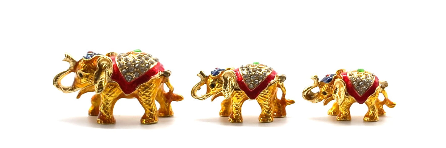 Glitzer-Schatulle Elefant A