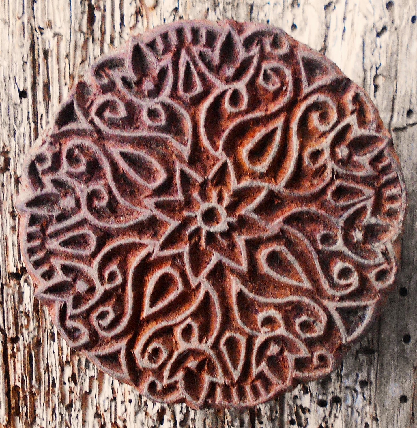 Stoffdruck Stempel, Holzdruckstempel, Motivstempel, Blaudruckstempel, Textildruck