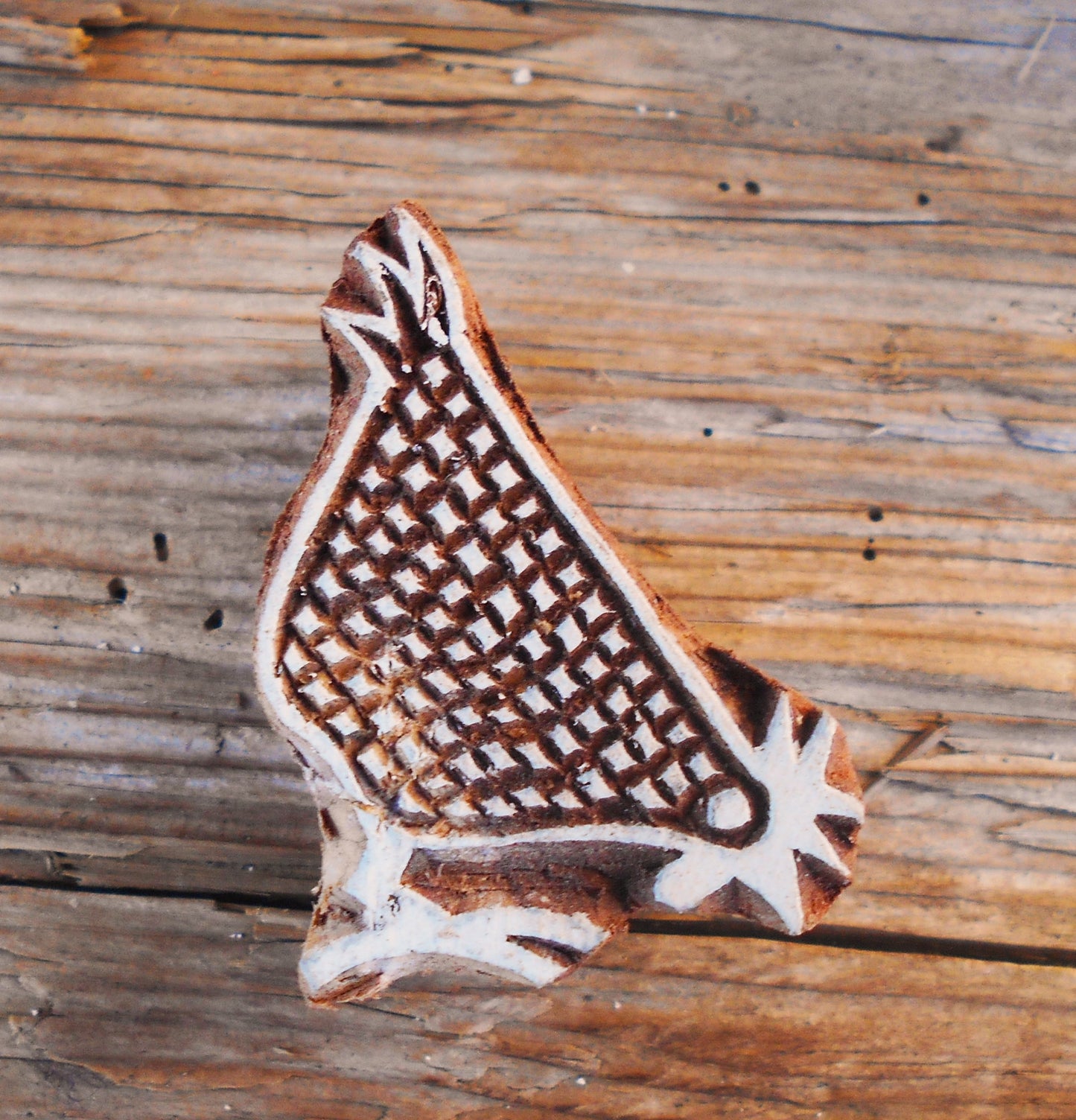 Tierstempel, Stoffdruckstempel, Holzdruckstempel, Blaudruckstempel, Henne