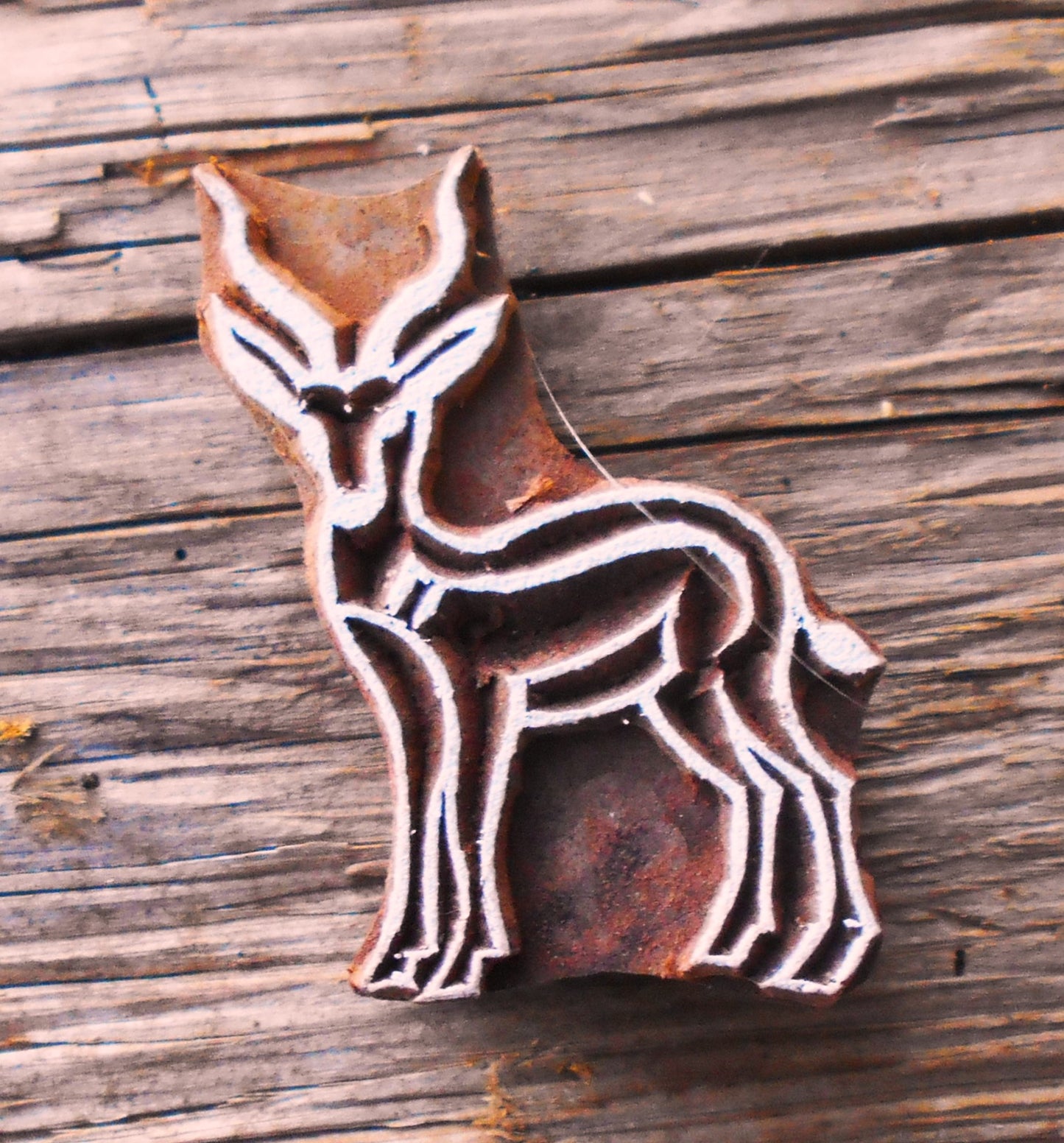 Tierstempel, Stoffdruckstempel, Holzdruckstempel, Blaudruckstempel