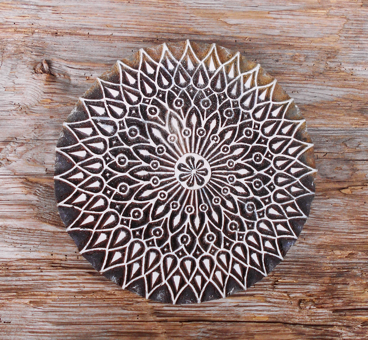 Stoffdruck Stempel, Holzdruckstempel, Motivstempel, Blaudruckstempel, Textildruck