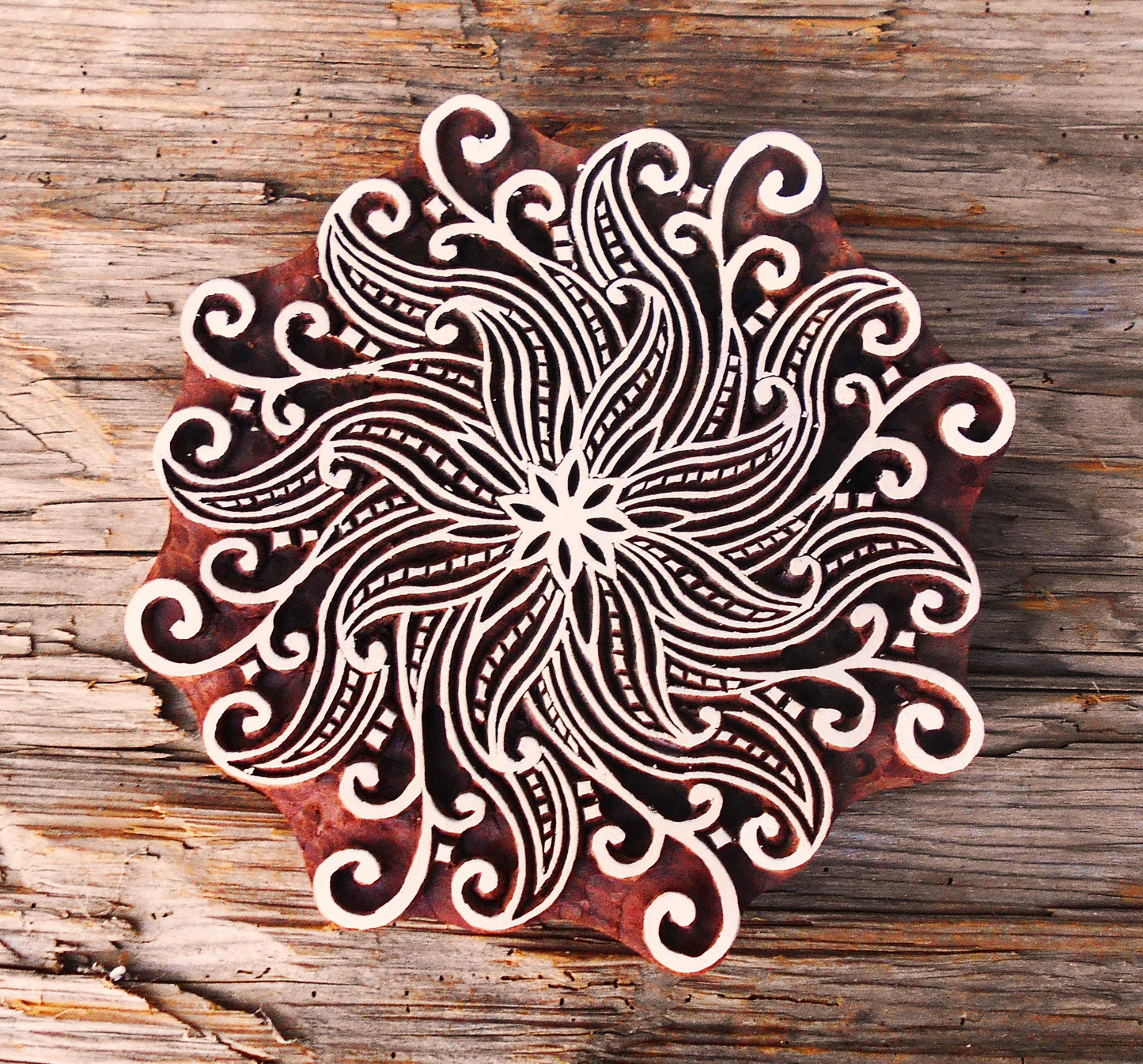 Druckstempel, Holzdruckstempel, Motivstempel, Blaudruckstempel, Stoffdruckstempel