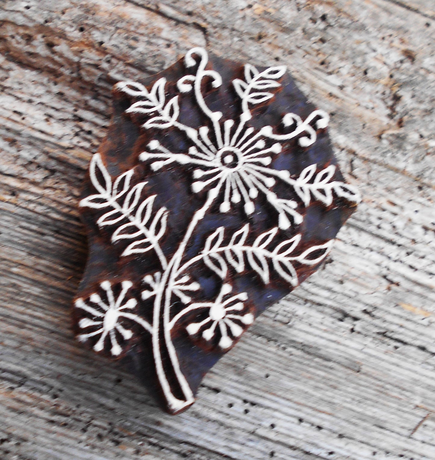 Indischer Holzstempel, Textildruck