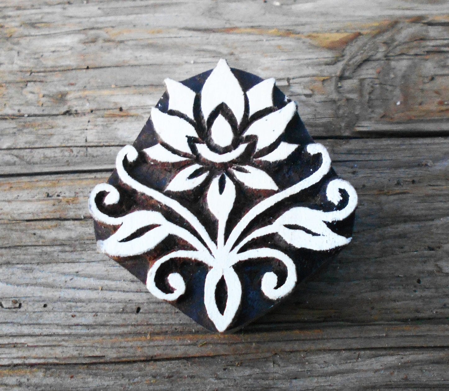 Holzdruckstempel, Stoffdruckstempel, Textilstempel, Motivstempel, Druckstempel