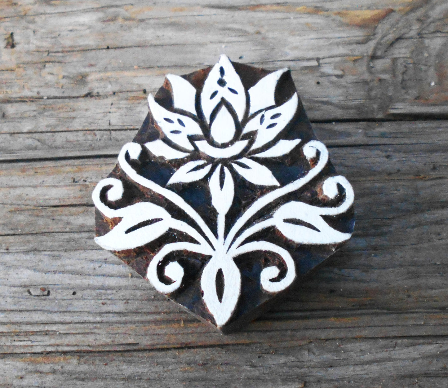 Holzdruckstempel, Stoffdruckstempel, Textilstempel, Motivstempel