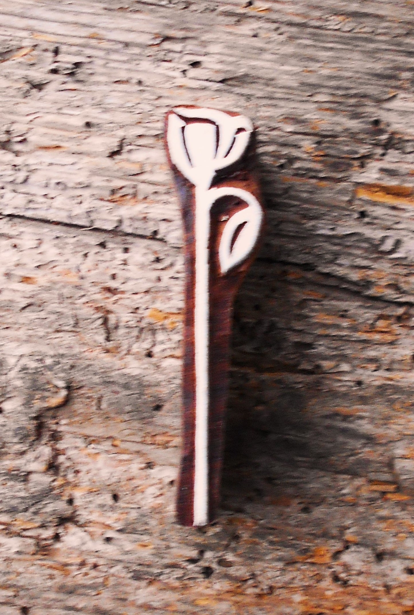 Stoffdruck Stempel, Holzdruckstempel, Motivstempel, Blaudruckstempel, Textildruck, Rose