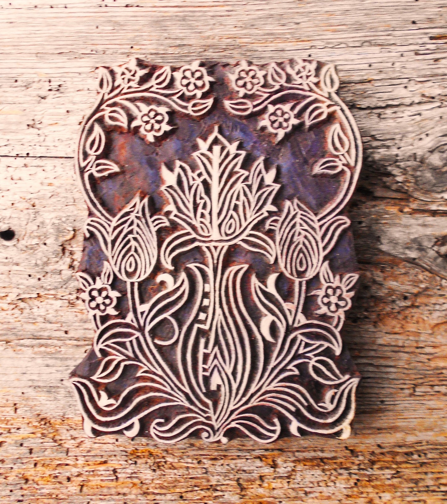 Stoffdruckstempel, Holzdruckstempel, Motivstempel, Blaudruckstempel, Textildruck