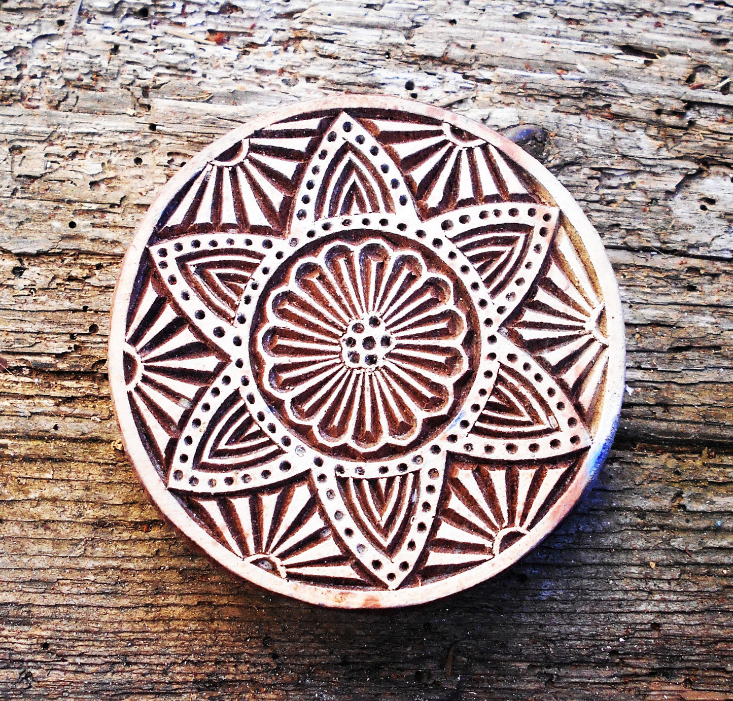 Stoffdruckstempel, Holzdruckstempel, Motivstempel, Blaudruckstempel, Textildruck