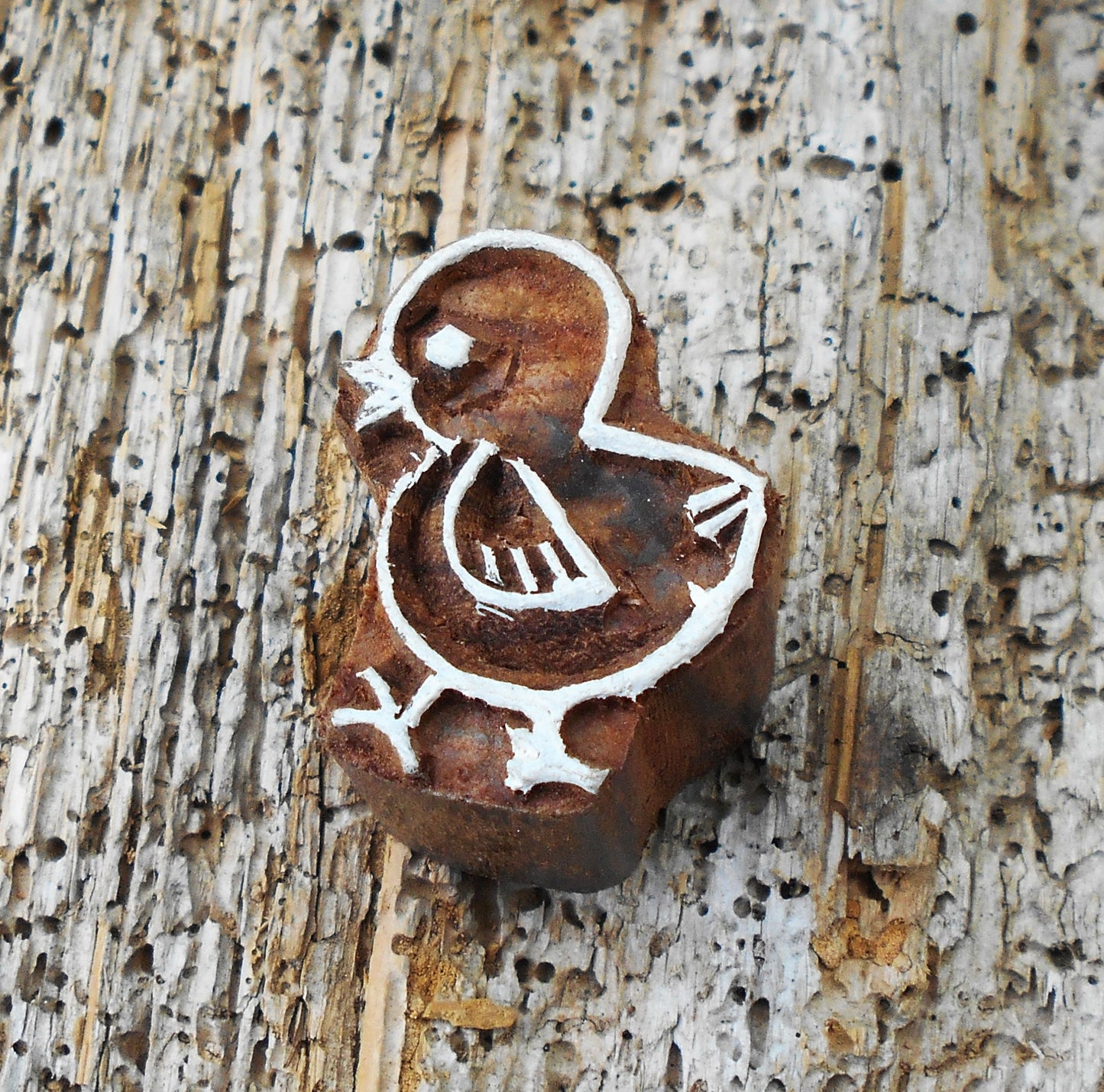 Tierstempel, Stoffdruckstempel, Holzdruckstempel, Blaudruckstempel, Küken