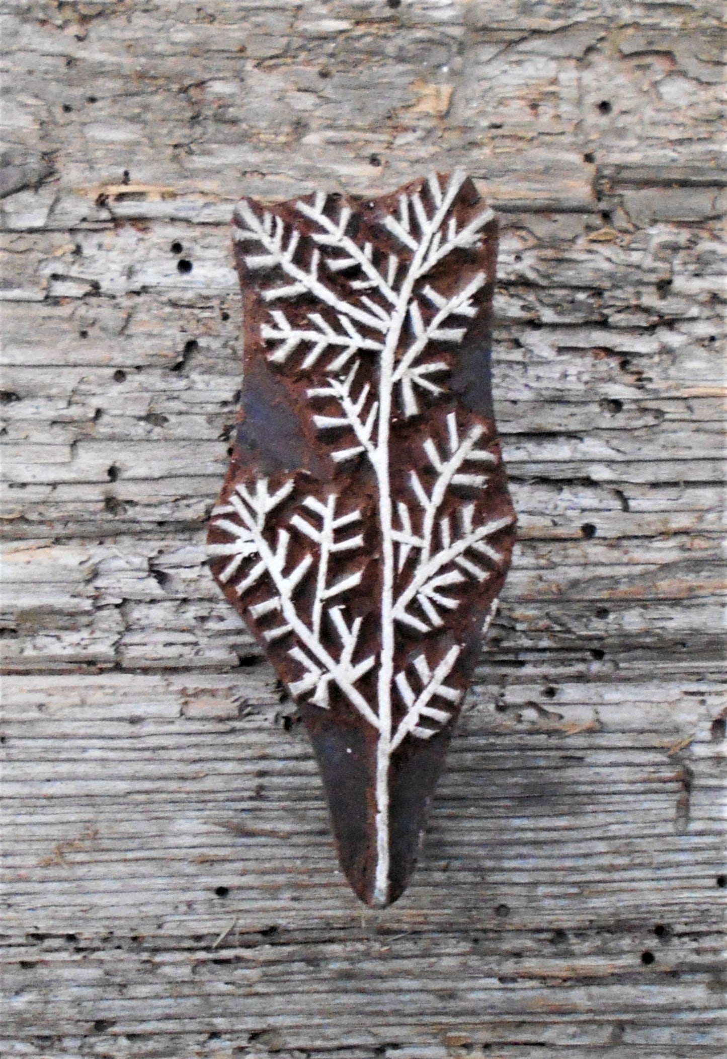 Stoffdruckstempel, Holzdruckstempel, Motivstempel, Blaudruckstempel, Gras