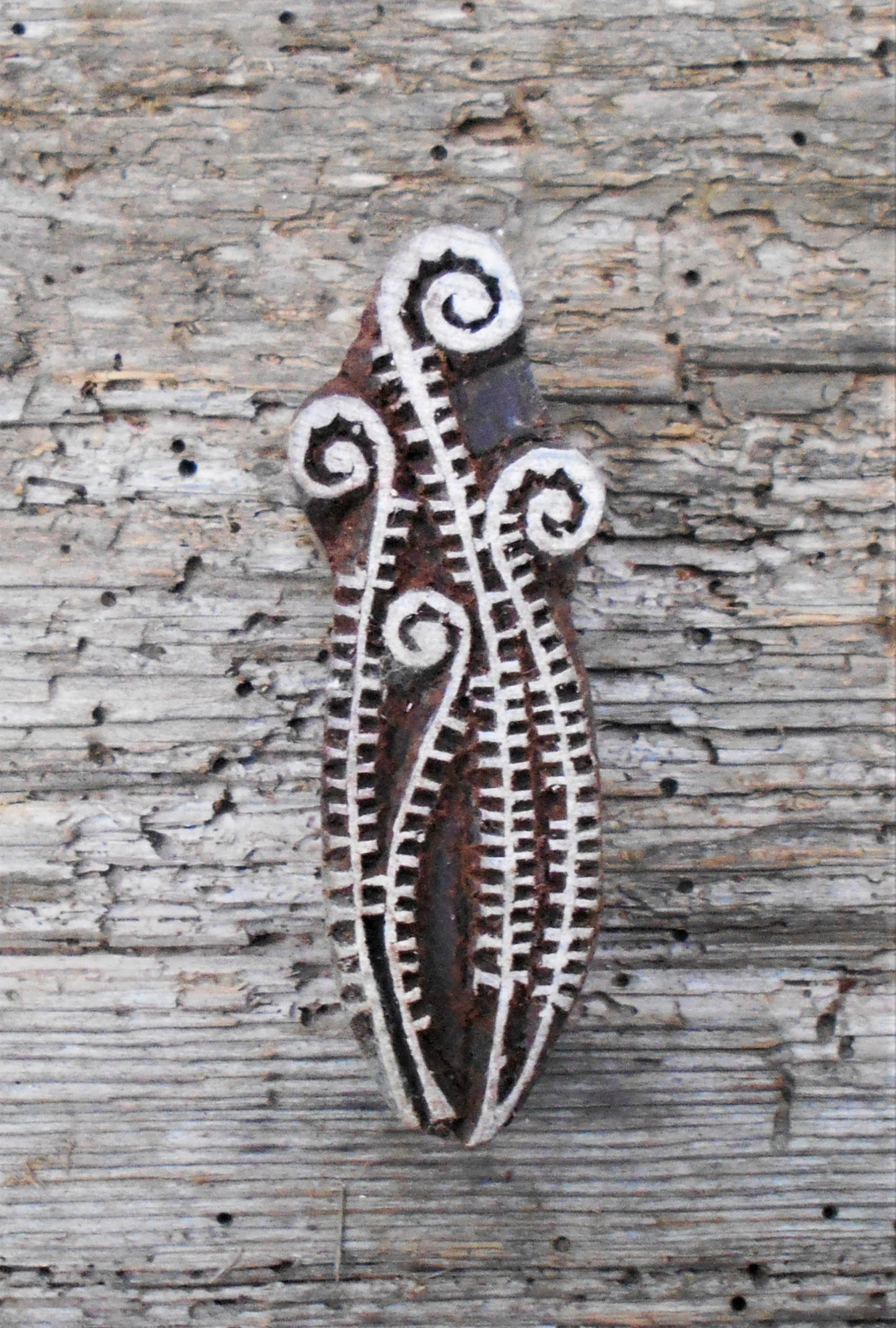 Stoffdruckstempel, Holzdruckstempel, Motivstempel, Blaudruckstempel, Gras