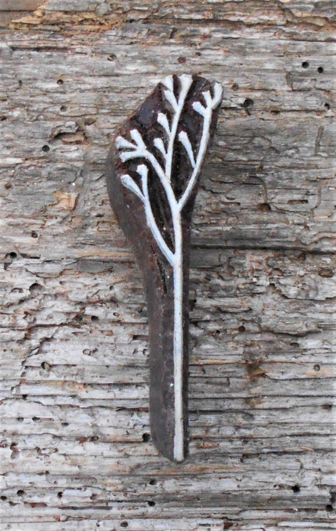 Stoffdruckstempel, Holzdruckstempel, Motivstempel, Blaudruckstempel, Gras