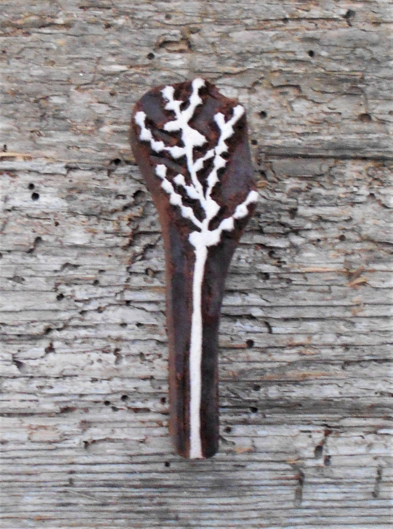 Stoffdruckstempel, Holzdruckstempel, Motivstempel, Blaudruckstempel, Gras