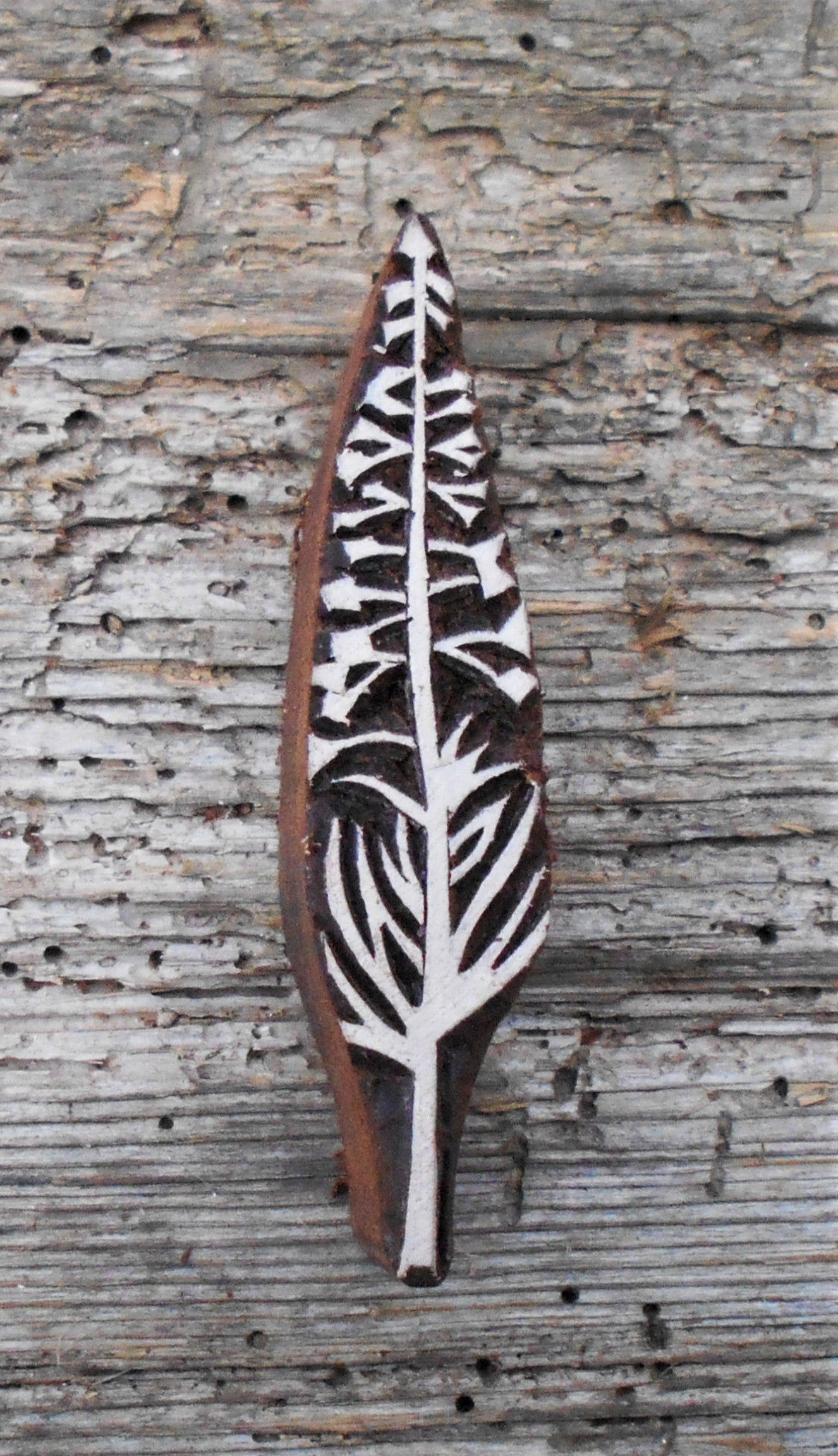 Stoffdruckstempel, Holzdruckstempel, Motivstempel, Blaudruckstempel, Gras