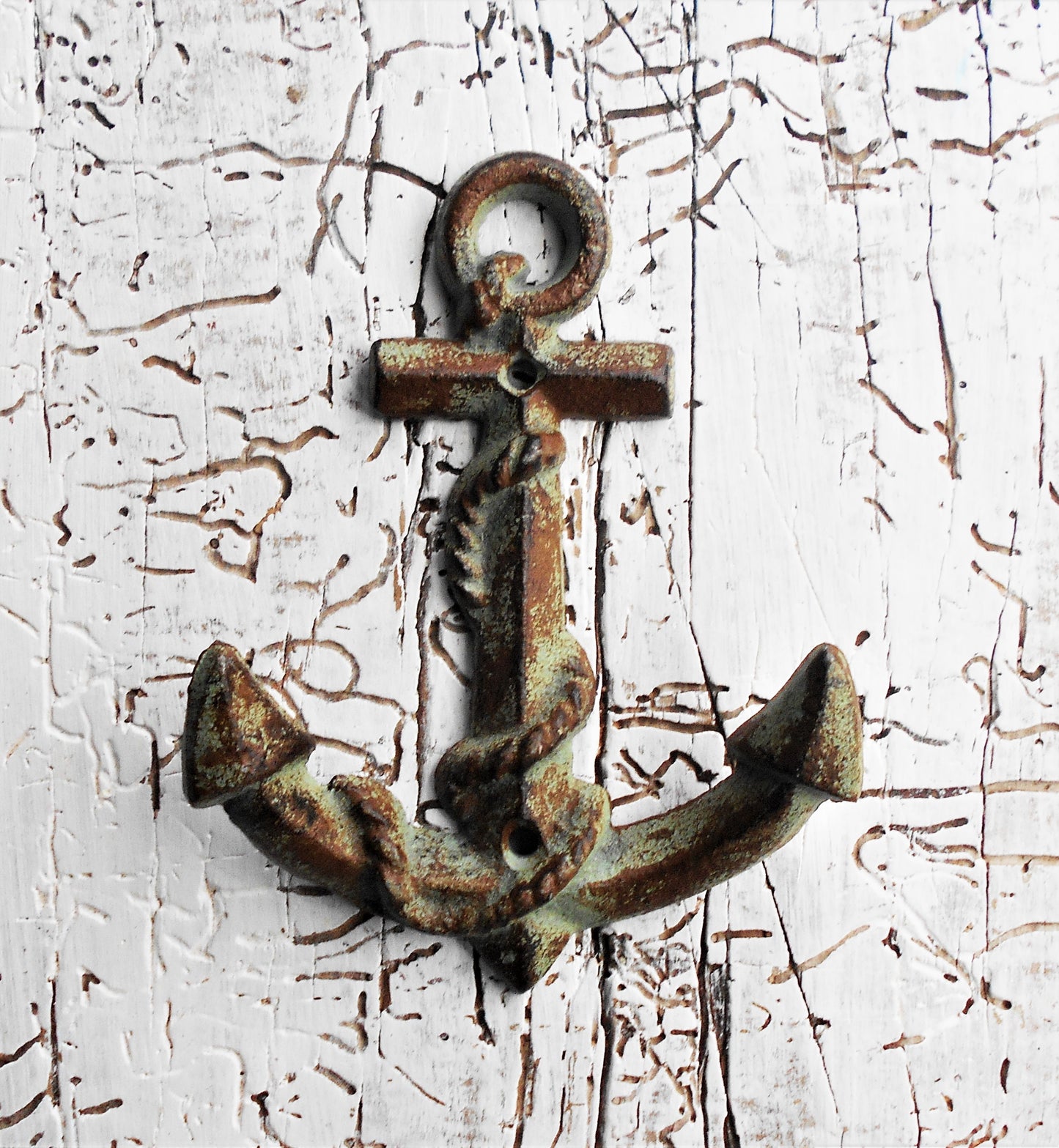 Garderobenhaken, Wandhaken, Kleiderhaken, Gusseisen, Anker