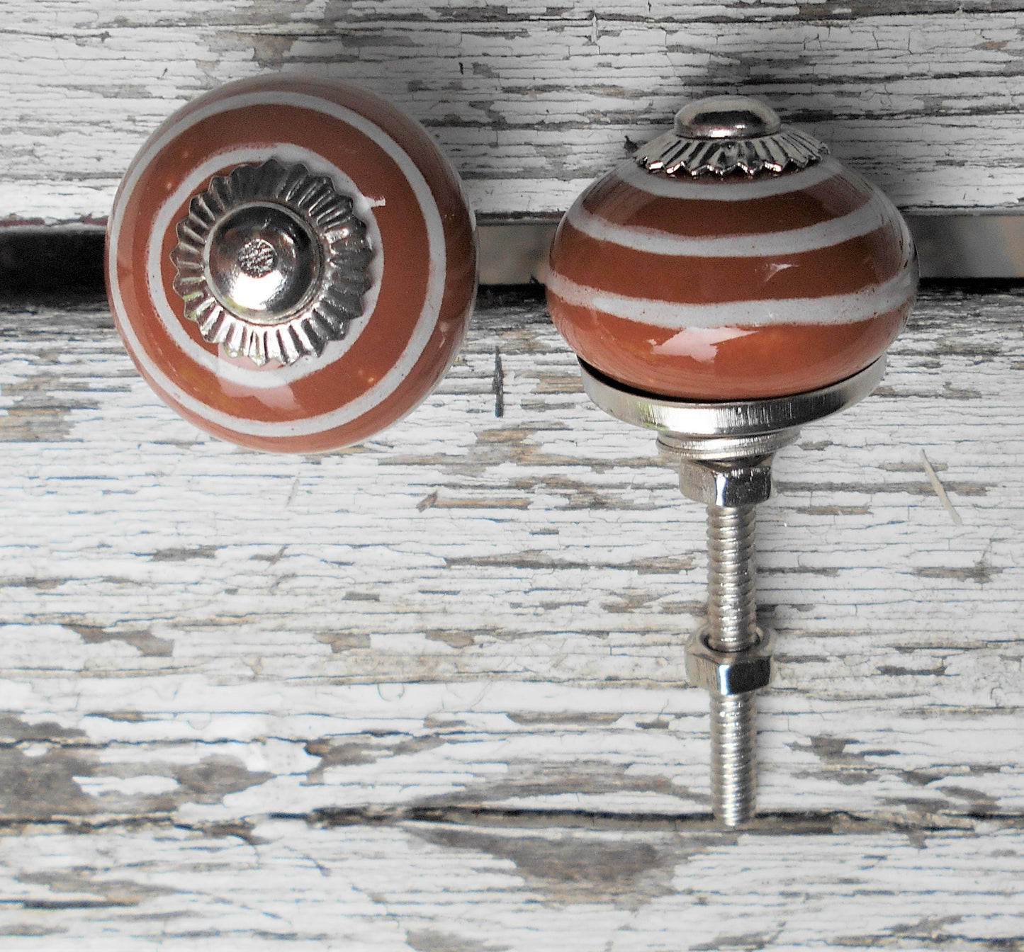 Keramikgriff klein, braun