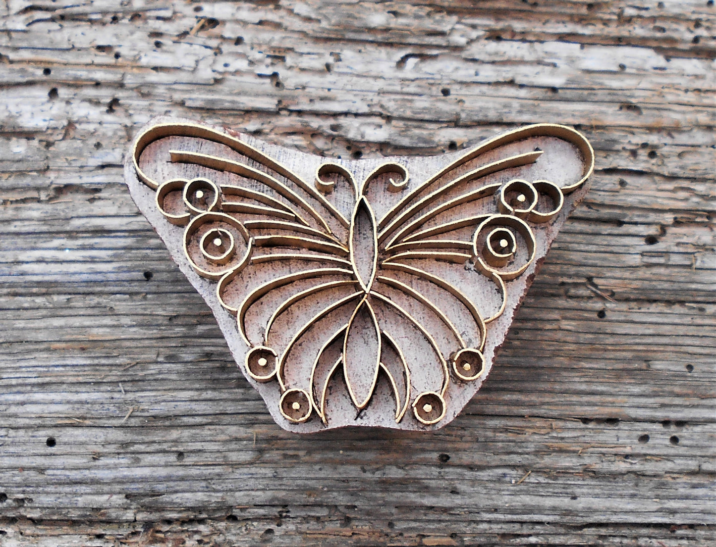 Metallstempel, Leinenstempel, Stoffdruckstempel, Tier