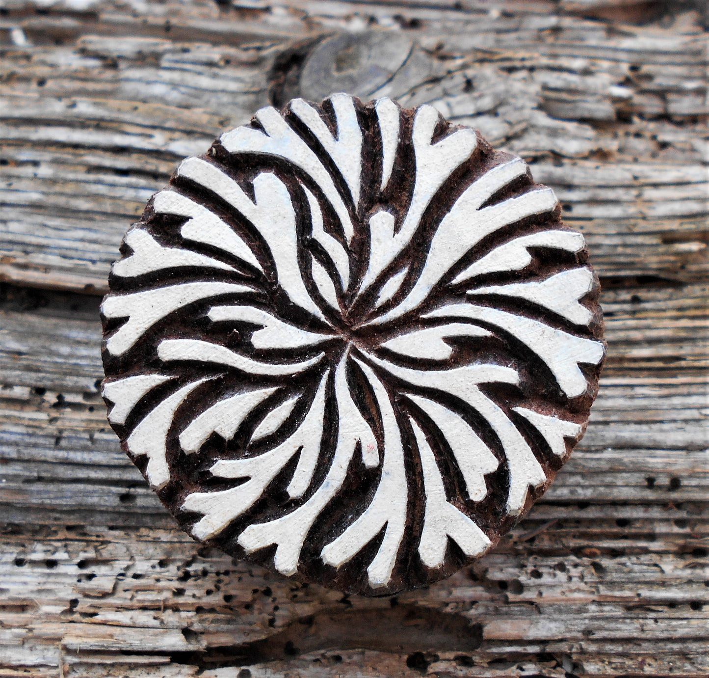 Holzdruckstempel, Stoffdruckstempel, Textilstempel, Motivstempel, Druckstempel