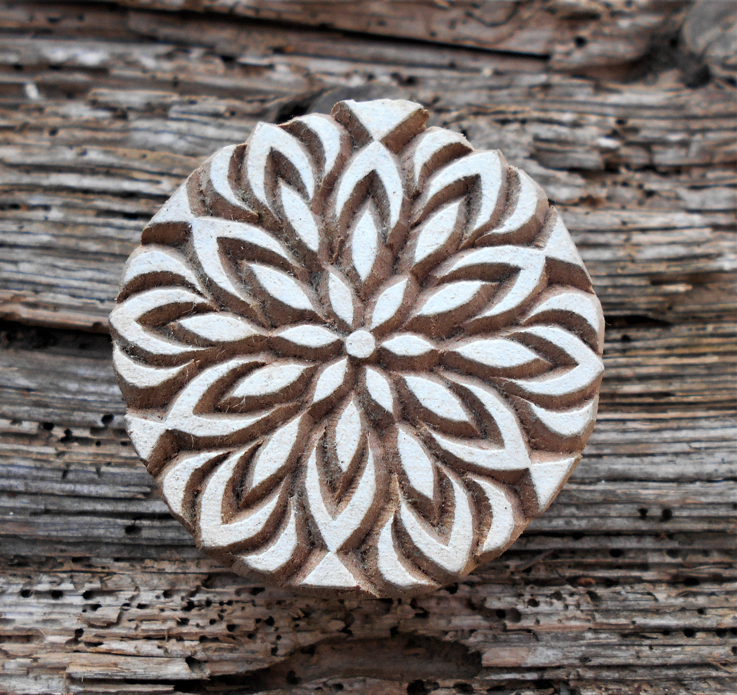 Holzdruckstempel, Stoffdruckstempel, Textilstempel, Motivstempel, Druckstempel