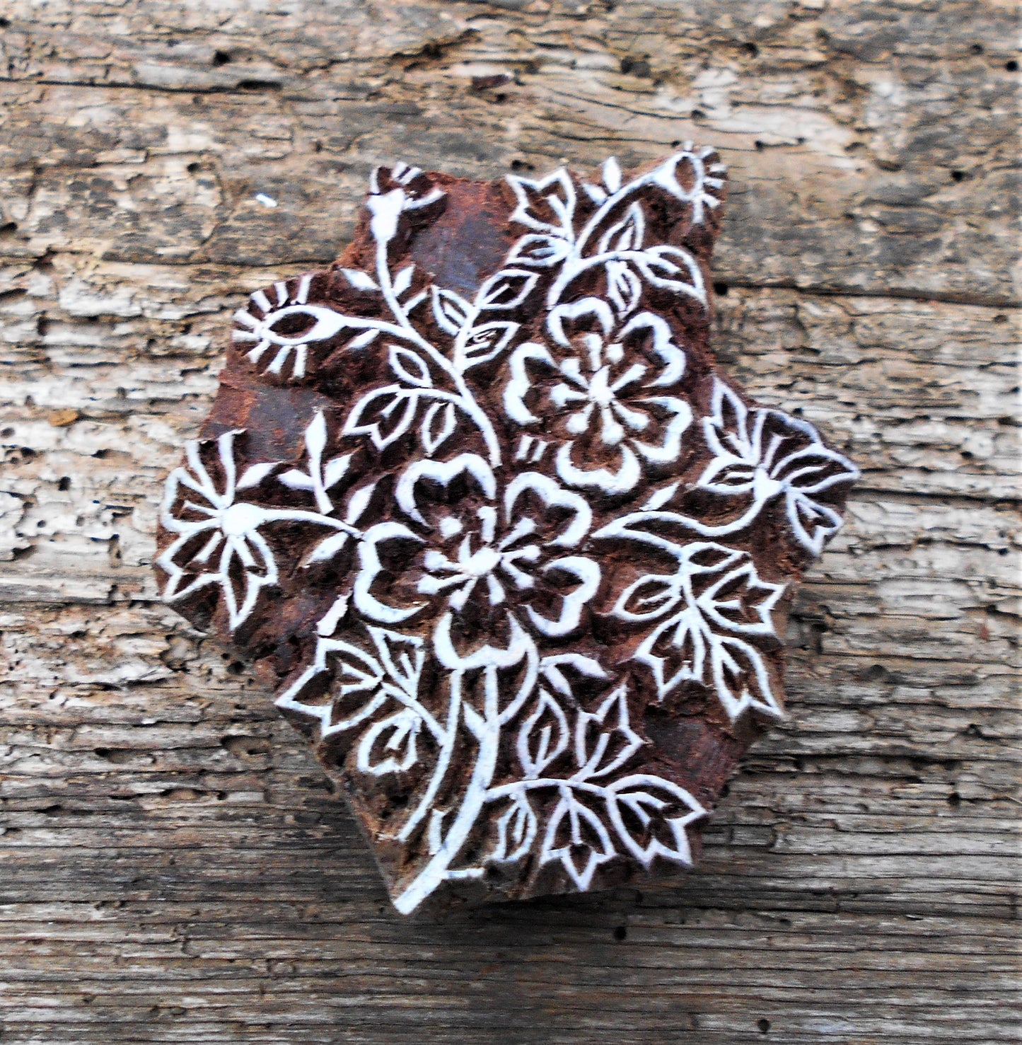 Motivstempel, Stoffdruckstempel, Holzdruckstempel, Textilstempel, Blaudruckstempel