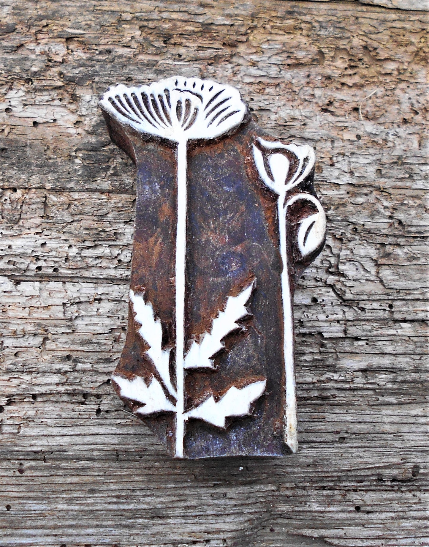 Stoffdruckstempel, Holzdruckstempel, Textilstempel, Blaudruckstempel, Motivstempel