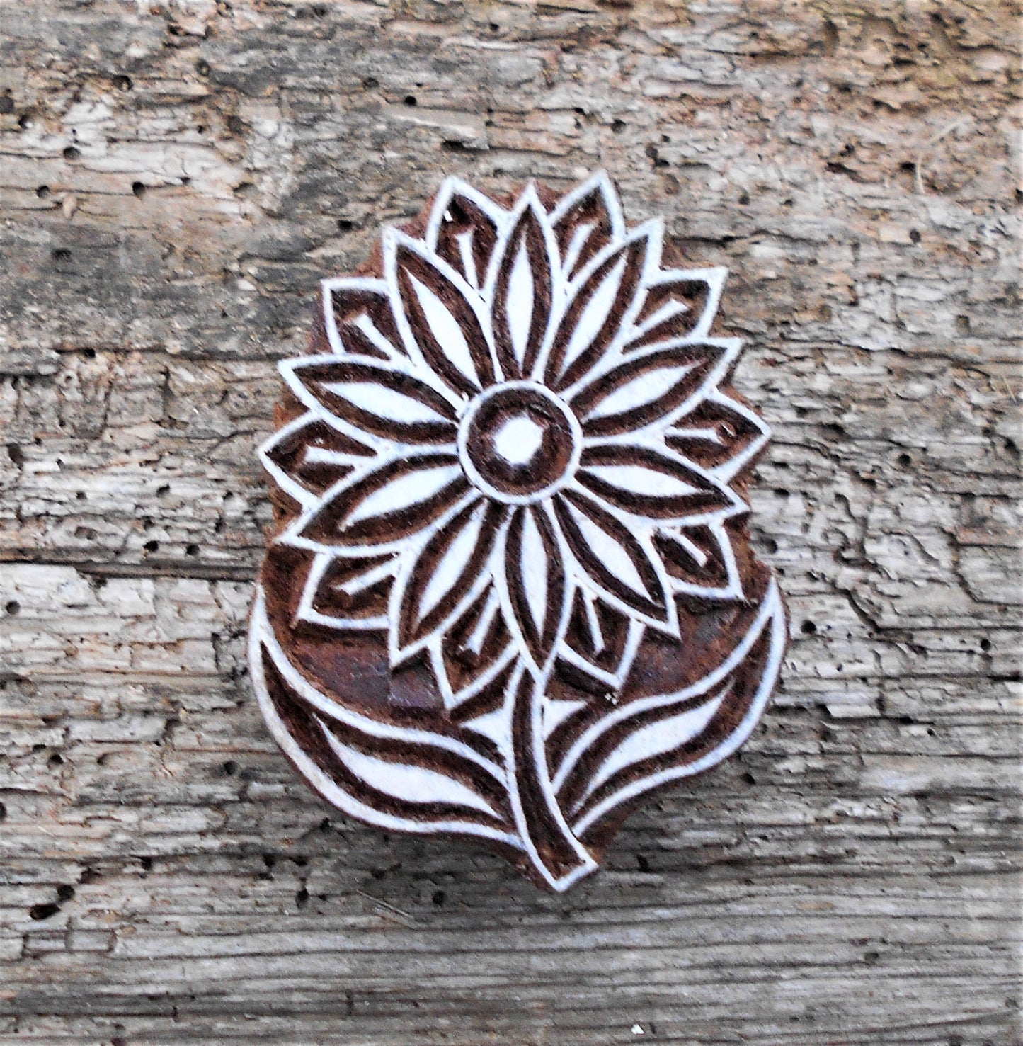 Stoffdruckstempel, Holzdruckstempel, Textilstempel, Blaudruckstempel, Motivstempel