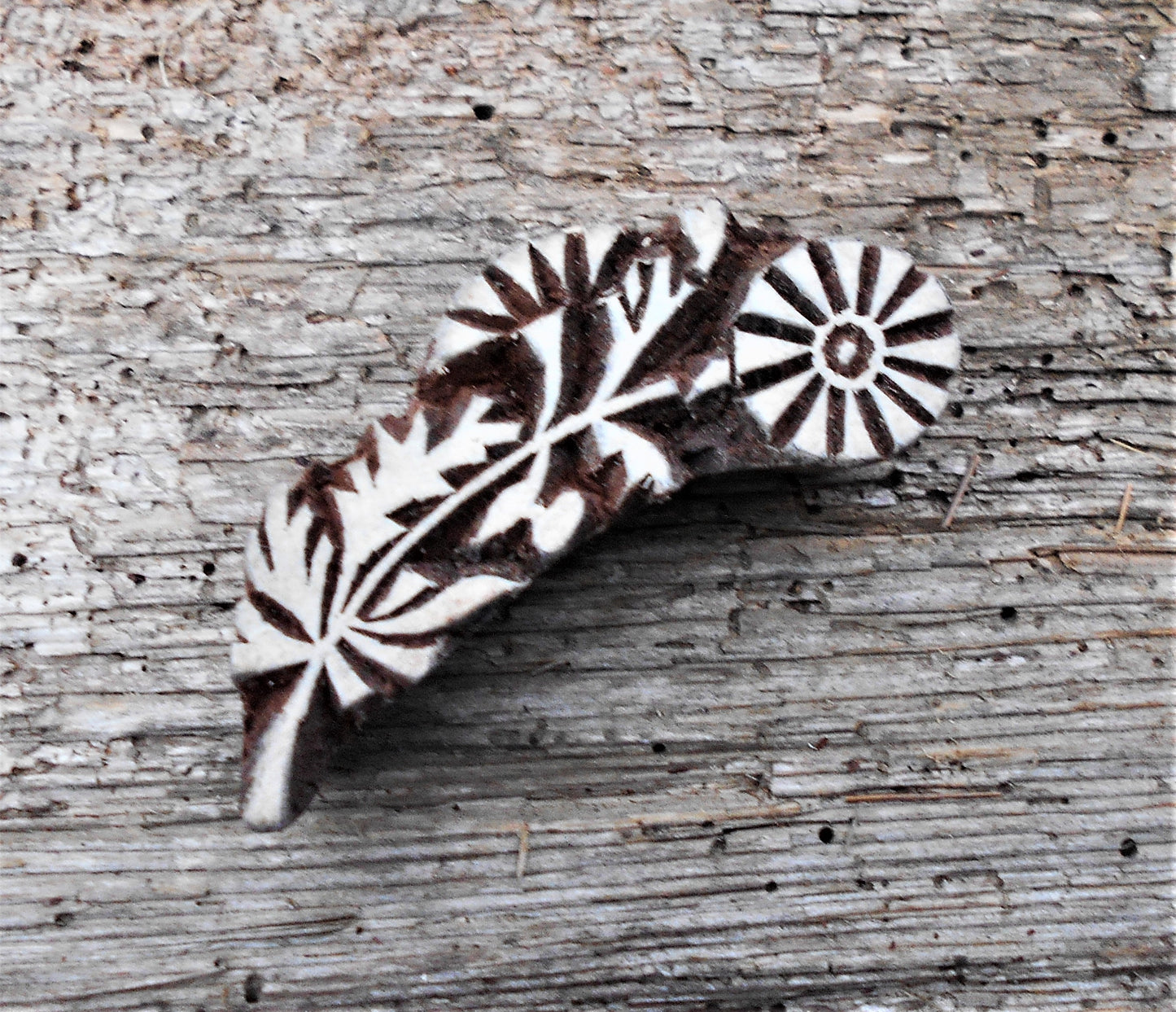 Stoffdruckstempel, Holzdruckstempel, Textilstempel, Blaudruckstempel, Motivstempel