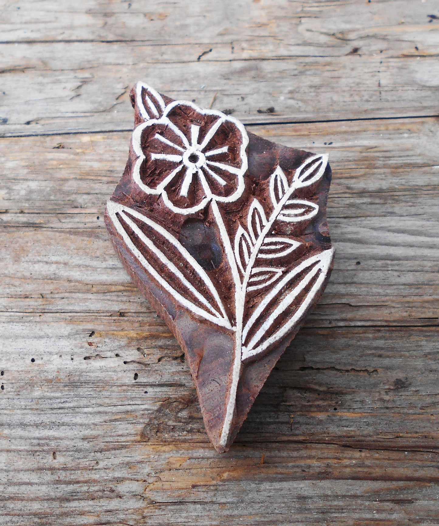 Druckstempel, Holzdruckstempel, Motivstempel, Blaudruckstempel, Botanik