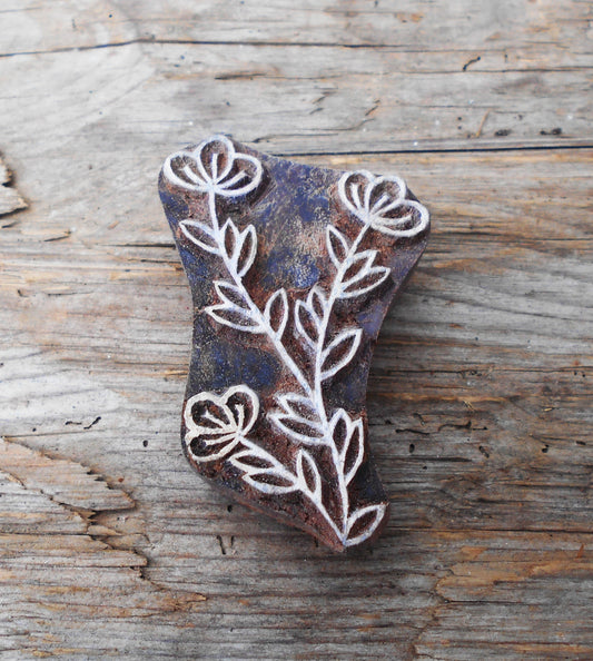 Stoffdruckstempel, Holzdruckstempel, Motivstempel, Blaudruckstempel