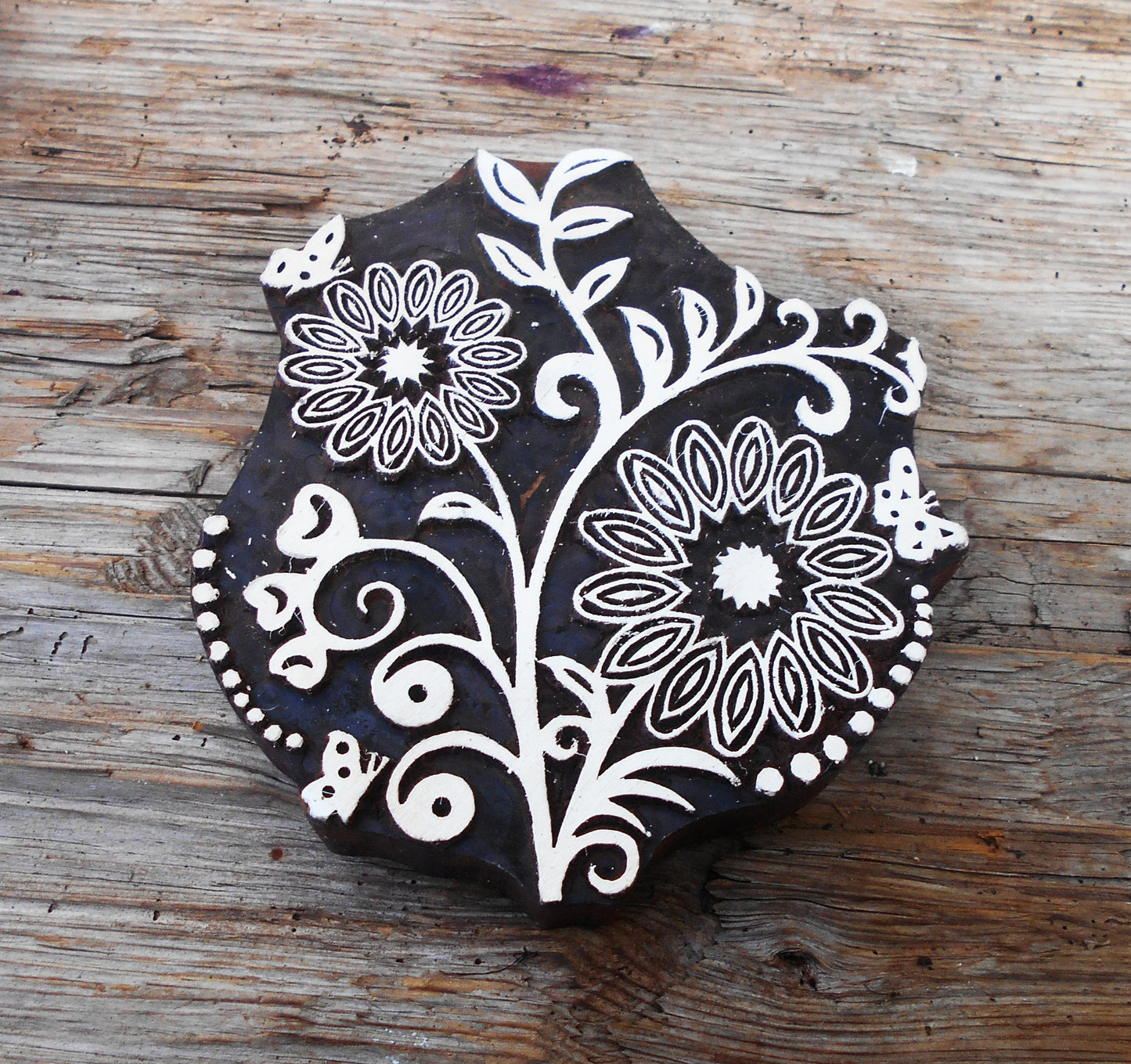 Botanikstempel, Stoffdruckstempel