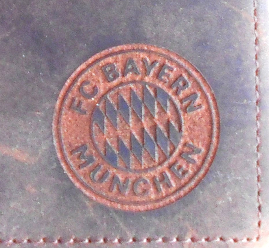 Bayern München, Leder-Notizbuch, handgearbeitet, Tagebuch, Vintage Notizbuch, handgeschöpftes Papier