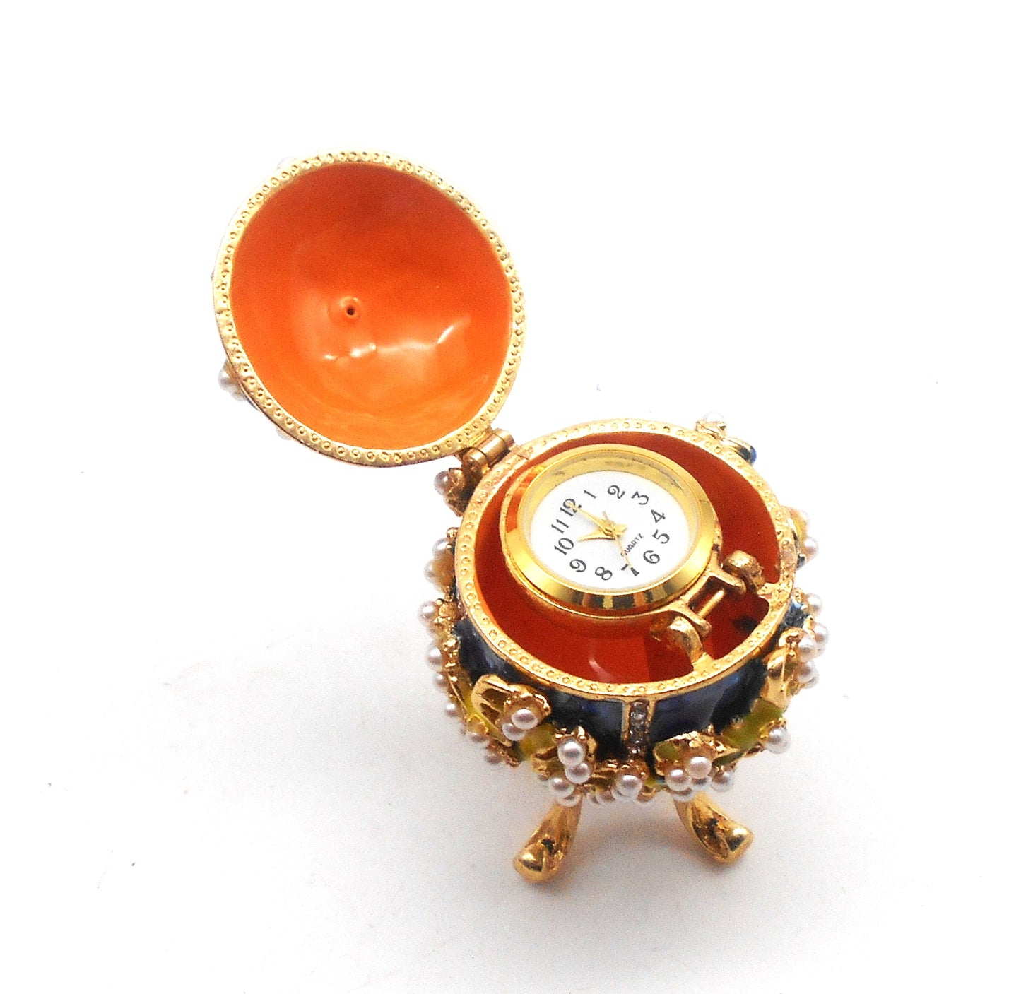 Fabergé Ei mit Glitzerstrass, Schmuck-Osterei