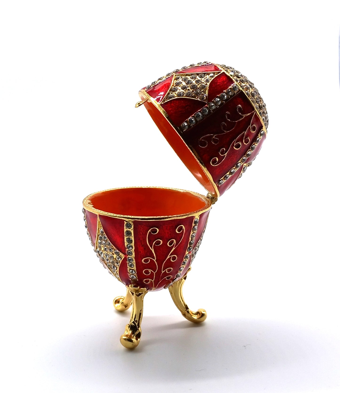 Fabergé Ei mit Glitzerstrass, Schmuck-Osterei