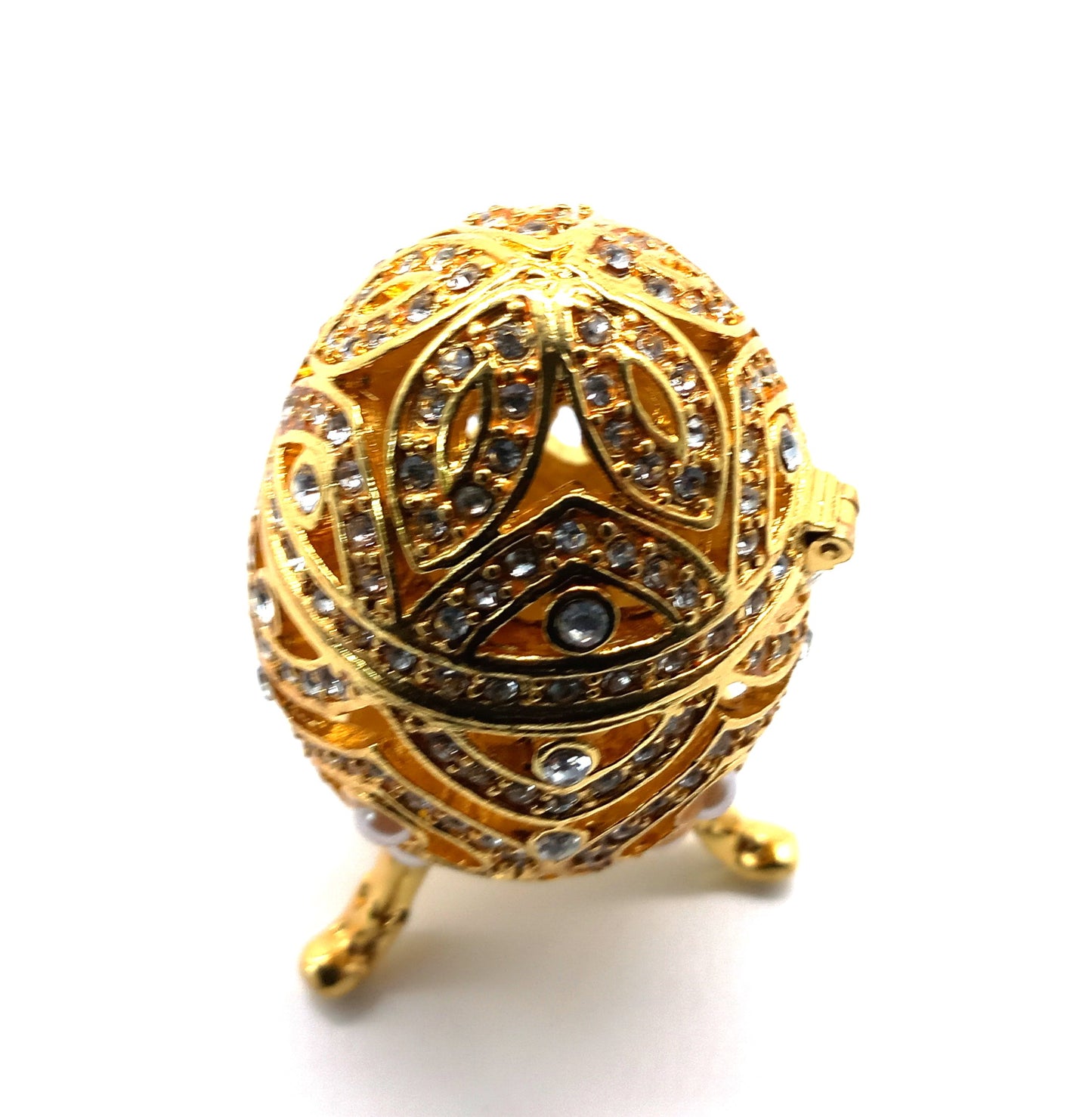 Mini Schmuck-Osterei, Fabergé Ei gold