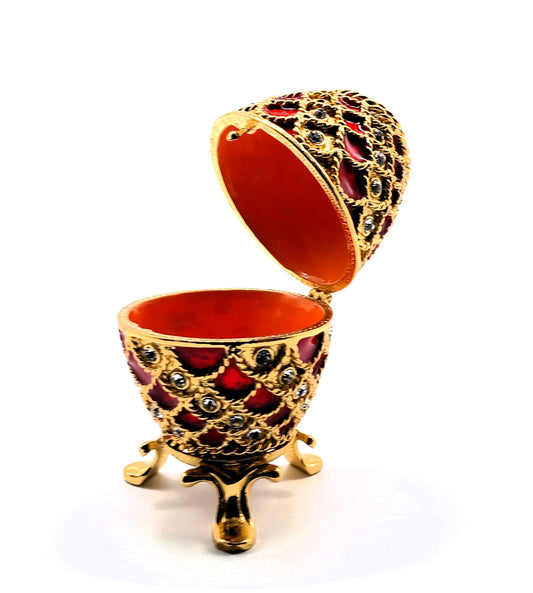 Fabergé Ei rot, Schmuck-Osterei