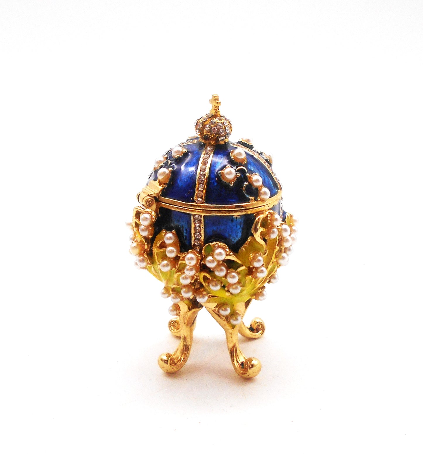 Fabergé Ei mit Glitzerstrass, Schmuck-Osterei
