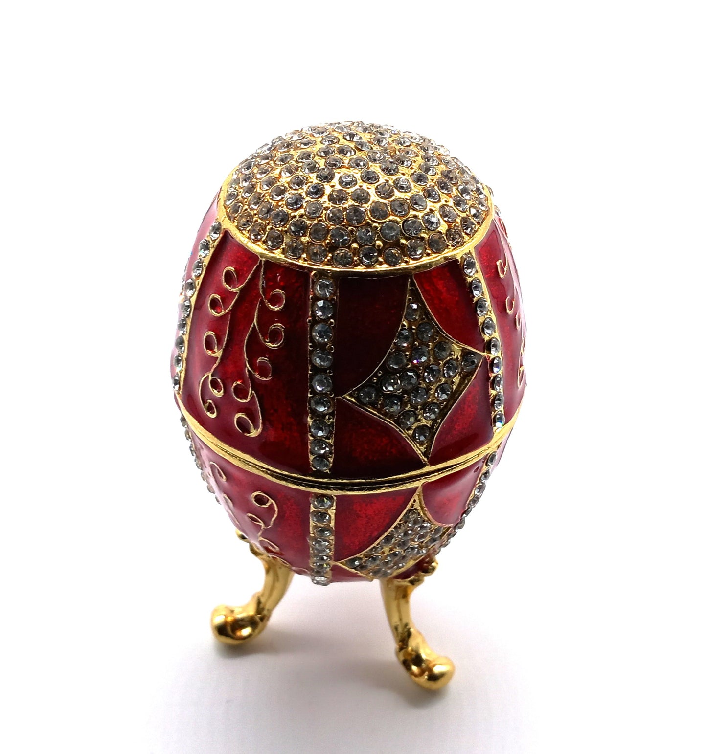 Fabergé Ei mit Glitzerstrass, Schmuck-Osterei