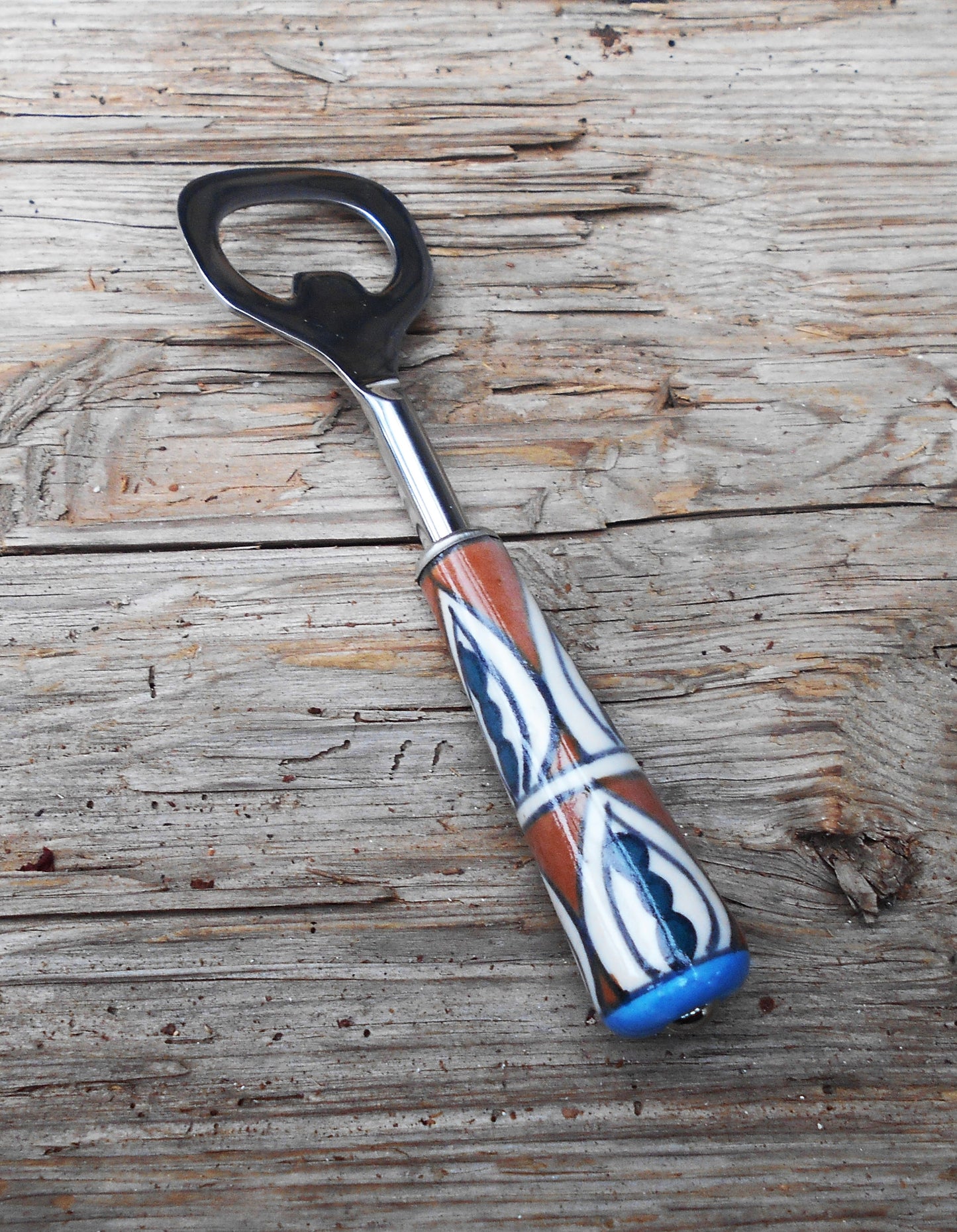 Flaschenöffner, Keramik, Edelstahl