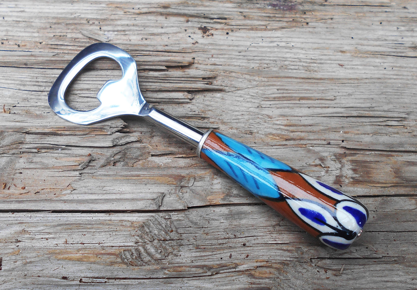 Flaschenöffner, Keramik, Edelstahl