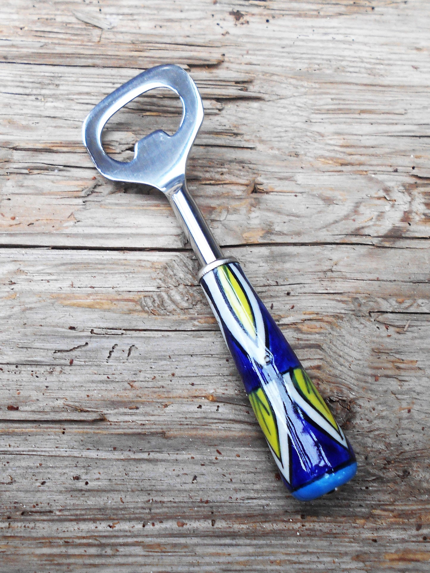 Flaschenöffner, Keramik, Edelstahl