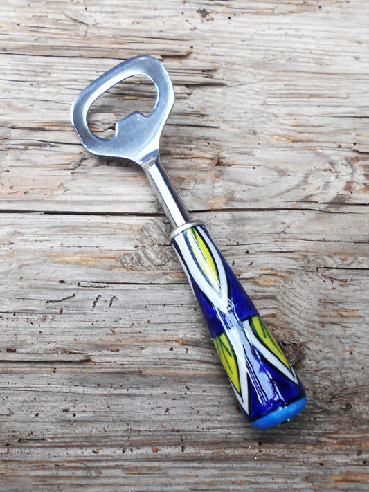 Flaschenöffner, Keramik, Edelstahl