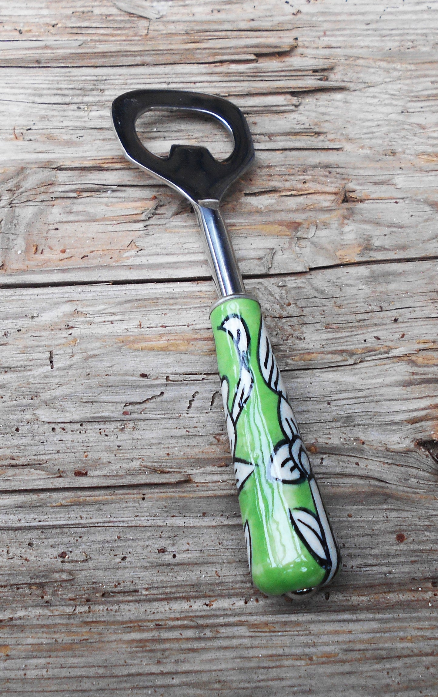 Flaschenöffner, Keramik, Edelstahl