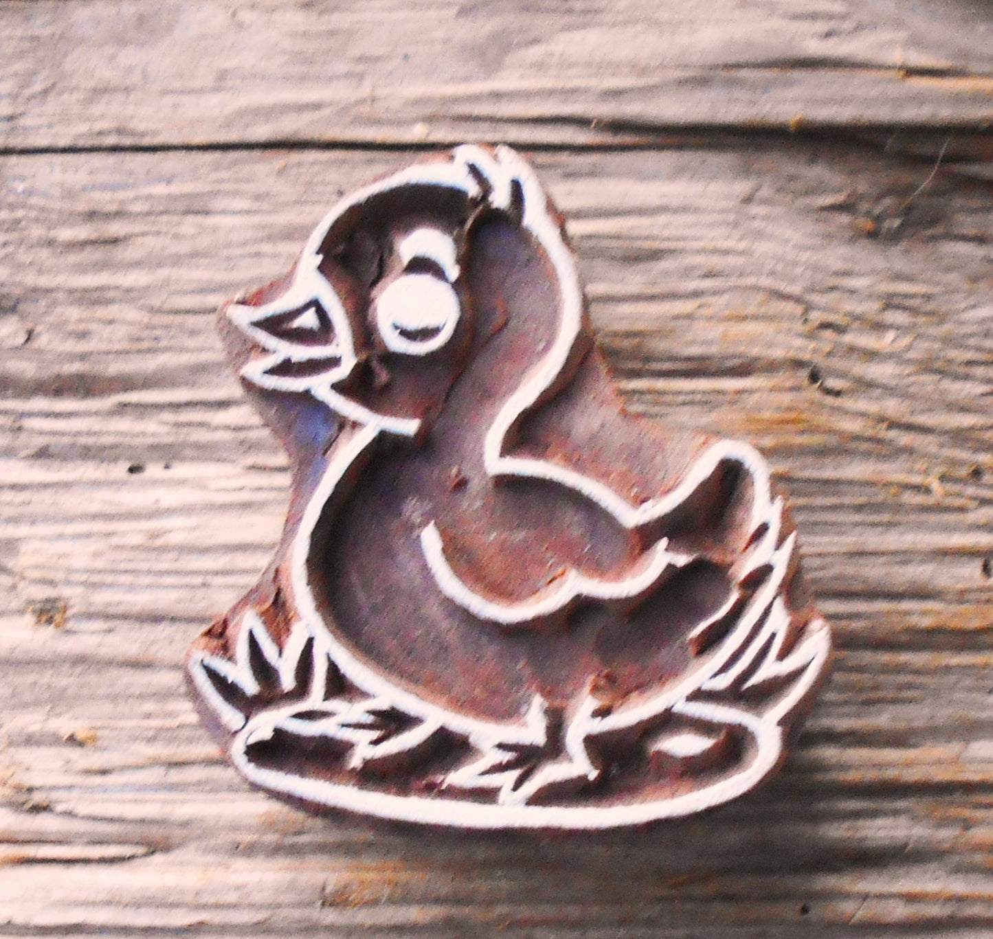 Tierstempel, Stoffdruckstempel, Holzdruckstempel, Blaudruckstempel, Ente