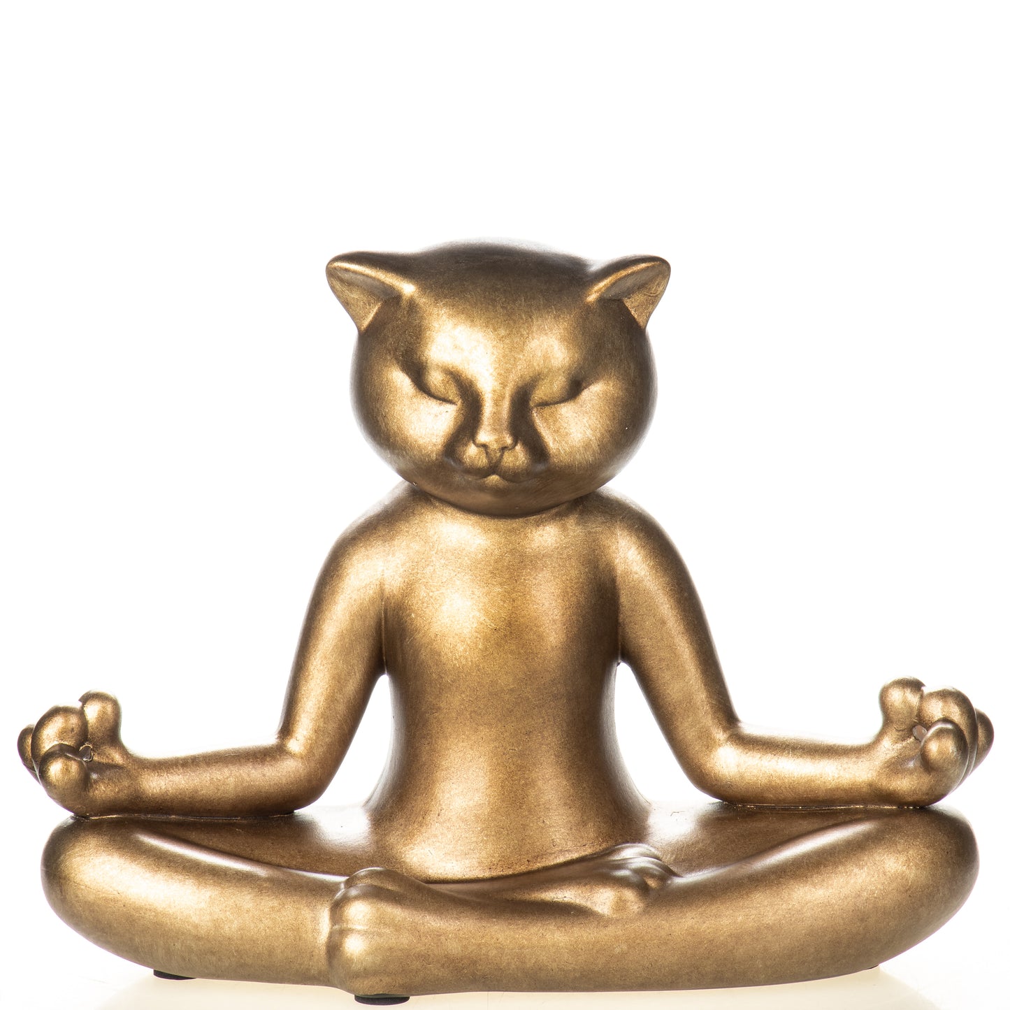 Katze, Keramik, Meditation