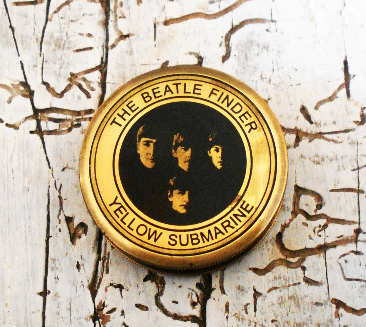 Vintage Kompass Beatles, aufdrehbar