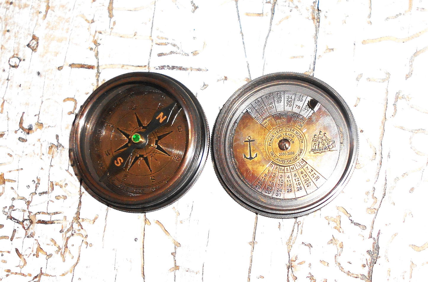 Kompass, hundertjähriger Kalender