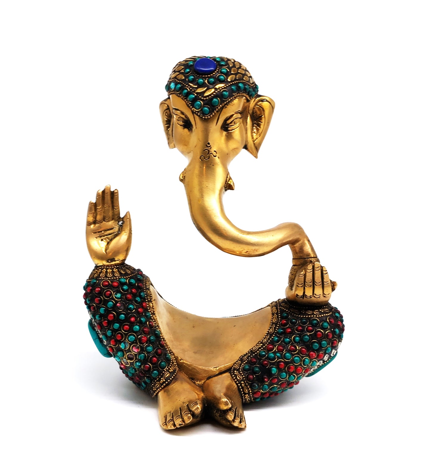 Ganesha Figur aus Messing