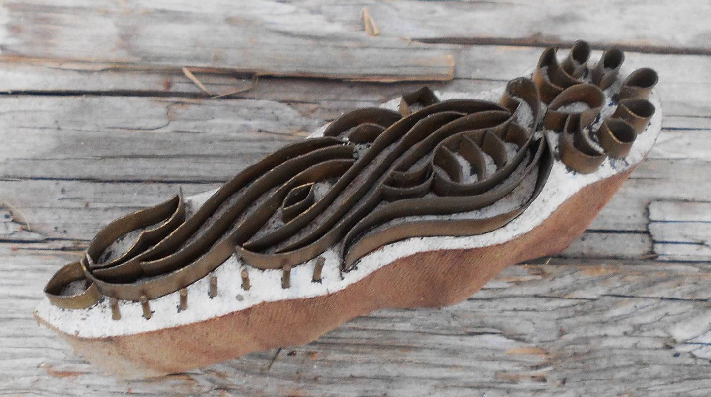Metallstempel, Leinenstempel, Stoffdruckstempel, Bordüre