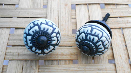 Keramikgriff, Möbelgriff, Möbelknauf, klein