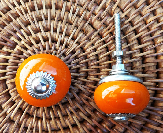 Keramikgriff klein, orange